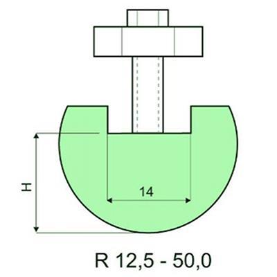 Держатель радиусного инструмента (R7-R50)
